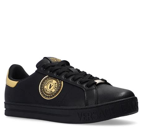 scarpe oro uomo versace|Scarpe Versace .